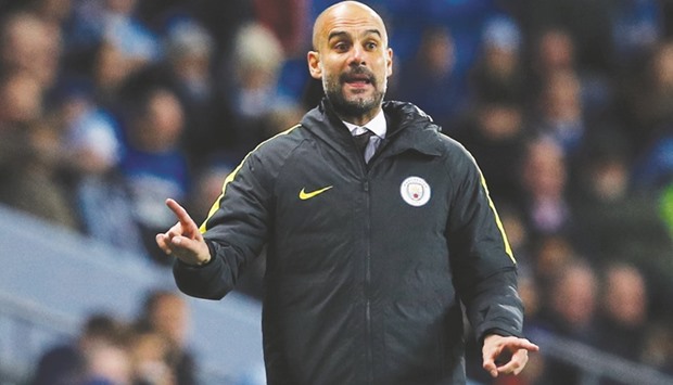 Manchester City manager Pep Guardiola.
