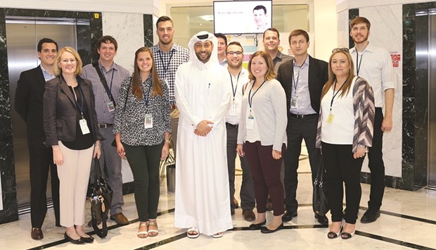 Qatar Shell welcomed business students from the US recently.
