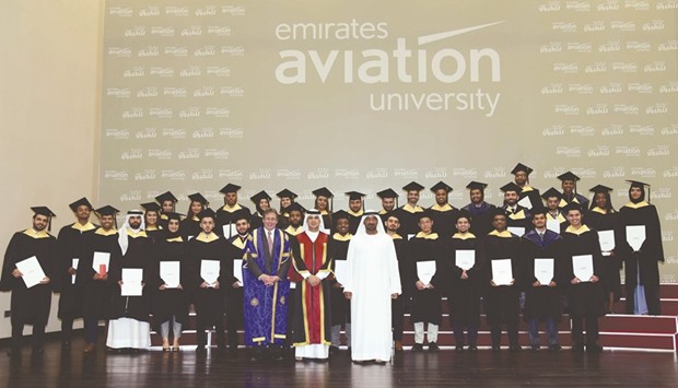 Sheikh Ahmed bin Saeed al-Maktoum awarded degrees to 145 graduates.