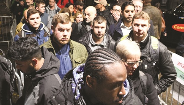 Passengers seek other routes to work at East Croydon and Brixton.