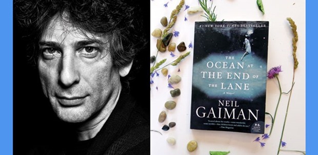 IN THE SPOTLIGHT: Neil Gaiman, RIGHT:  The discussion of the novel The Ocean at the End of the Lane will be held on January 11.
