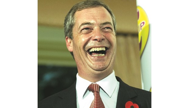 Farage: controversial remarks.