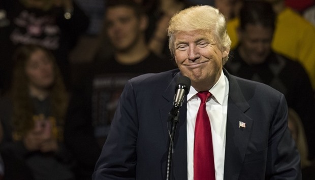 President-elect Donald Trump speaks during a stop at U.S. Bank Arena on December 1, 2016 in Cincinnati, Ohio