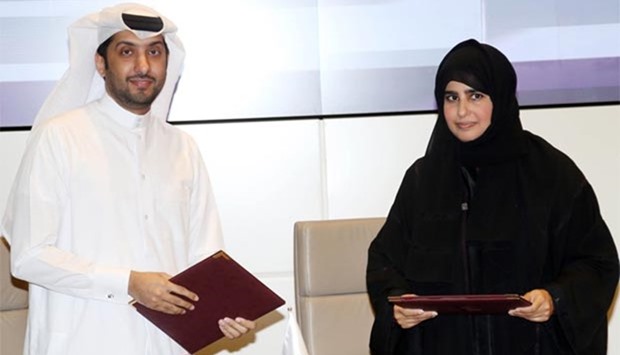 The agreement was signed by QU vice president for research and graduate studies professor Mariam al-Maadeed and QF research and development executive vice president Dr Hamad al-Ibrahim.