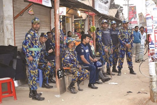 Hundreds of paramilitary troops have been deployed in a key apparel industrial zone on the outskirts of Bangladeshi capital Dhaka as thousands of garment workers continued demonstrations demanding a hike in minimum monthly wage.