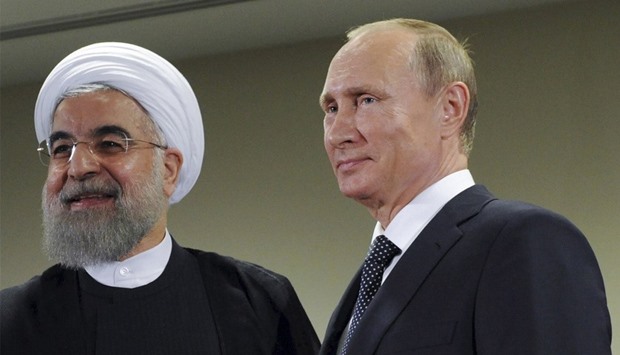 Iran's Rouhani and Russia's Putin