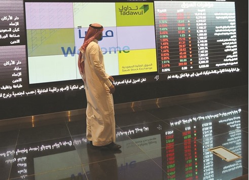 A Saudi investor monitors share prices at the Saudi Stock Exchange, or Tadawul. The value of Saudi Arabian companies is u201cstarting to make senseu201d after two years of low oil prices and u201causterity,u201d says Ahmad Alanani, CEO of Sancta Capital.