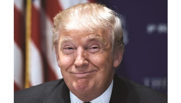 Donald Trump: using many of the same tactics he used during the campaign