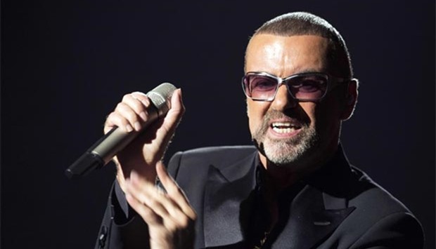 British singer George Michael performing on stage during a charity gala in Paris in this file photo taken on September 9, 2012.
