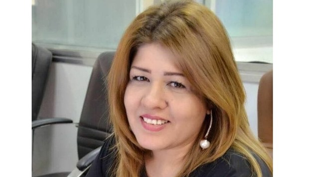 Afrah al-Qaisi is an outspoken critic of government institutions in satirical columns she writes for several local newspapers and media outlets.