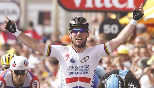 British rider Mark Cavendish won the race this year.