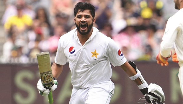 Azhar Aliu2019s 205 was the highest by a Pakistan player in Australia. He also became his nationu2019s first to surpass 200 twice in a calendar year, having scored an unbeaten 302 against West Indies in Dubai in October. (AFP)