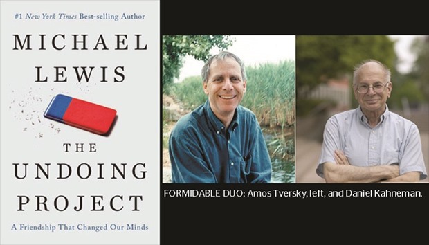 FORMIDABLE DUO: Amos Tversky, left, and Daniel Kahneman.