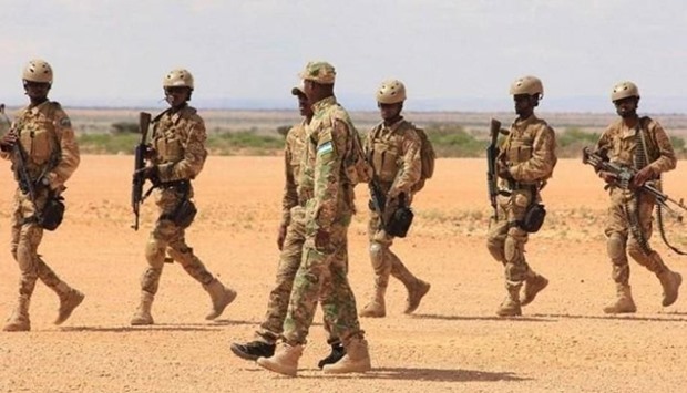 The soldiers from the semi-autonomous region of Puntland are part of a force headed to the port town of Qandala