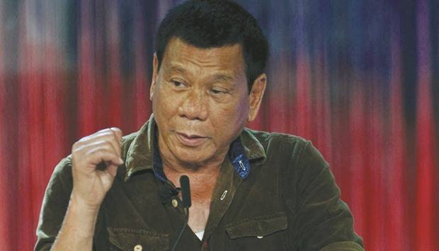 Rodrigo Duterte: bribery crackdown