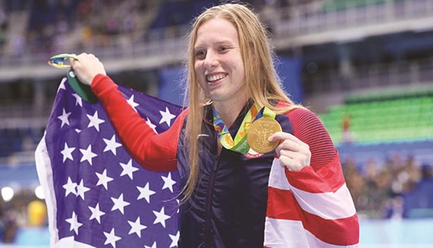 Rio Olympics 100m breaststroke gold medals winner Lilly King.