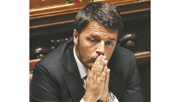Italian Prime Minister Matteo Renzi said his goodbyes yesterday after a ruinous referendum defeat that was cheered by populist leaders and sent shockwaves rippling around Europe.