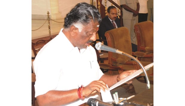 Panneerselvam: compromise candidate