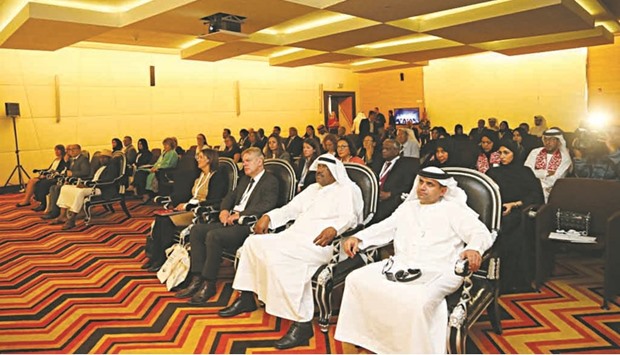 Participants from different countries gathered at Katara to take part in the conference.