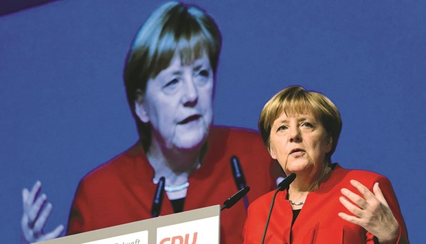 Merkel: in 2016, u2018the world has not become stronger and more stable, but weaker and more unstableu2019.