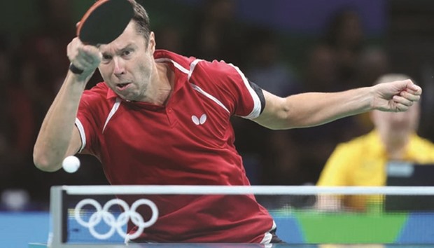 Former World No. 1 Vladimir Samsonov of Belarus has played in six straight Olympics, from 1996 to 2016, but the medal he most covets still eludes him.