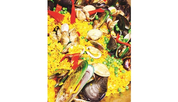 Mix Meat Paella. Photo by the author