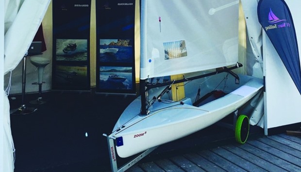 One of the highlights on showcase is the Zoom 8 dinghy