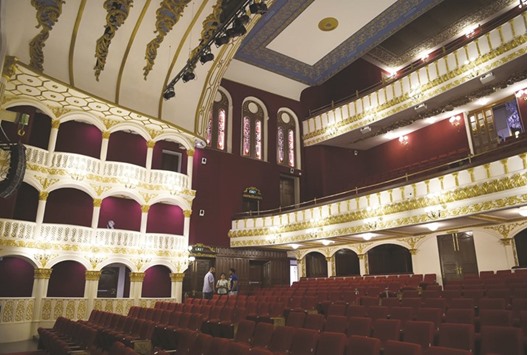 The interior of the newly-restored opera house, which in October held its first event in 23 years.
