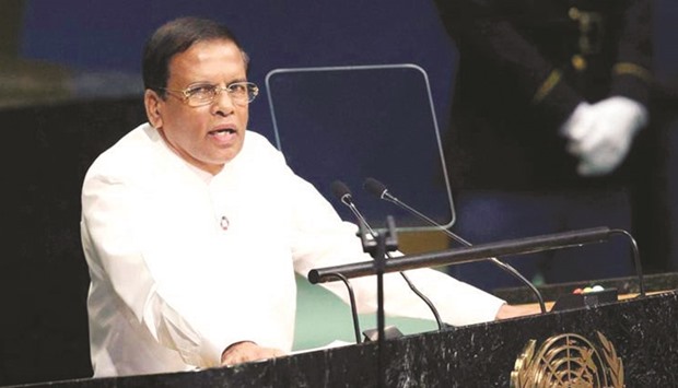 Maithripala Sirisena: u201cI regret to say that organised bribery and corruption is still taking place in government institutions.u201d