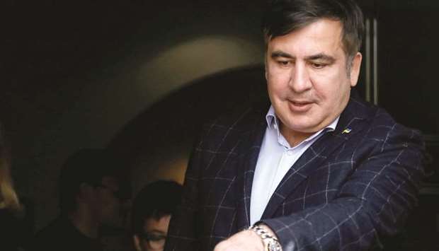    Saakashvili: demands the resignation of President Poroshenko.