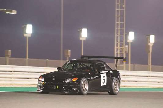Ibrahim al-Abdulghani, in Honda S2000, lapped a best time of 2:25.703 seconds under lights to grab pole for Qatar Touring Car Championships race.