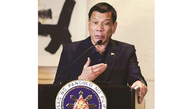 Duterte: seeks support for martial law extension