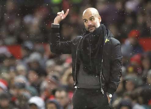 Manchester City manager Pep Guardiola. (Reuters)