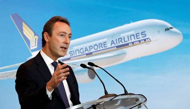 Airbus Chief Operating Officer Fabrice Bregier speaks at Changi Airport in Singapore on Thursday.