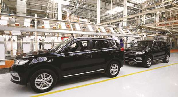 Geely cars are seen at an assembly line at the Belarusian-Chinese joint-stock company BelGee plant in Zhodino, Belarus. Improvements in car design, technology and marketing at firms including Geely, GAC Motor and Great Wall Motor have brought them a bigger share in their home market, the worldu2019s largest, and give them a better chance of survival in competitive markets in Europe and the US.