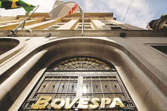 Brazilu2019s stock exchange building in Sao Paulo. The benchmark Bovespa stock index hit a record high earlier this year as the nation emerged from its worst recession in decades.