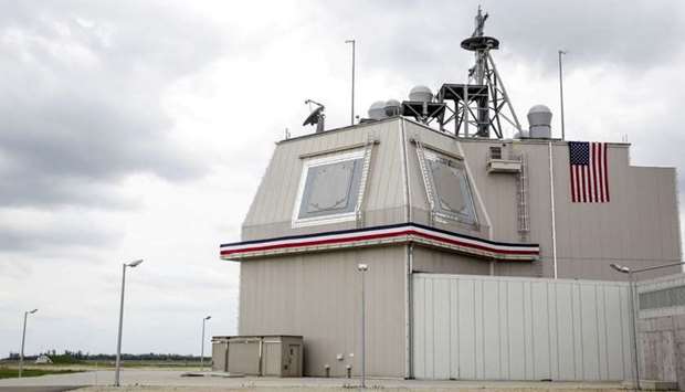 The deckhouse of the Aegis Ashore Missile Defense System (AAMDS)
