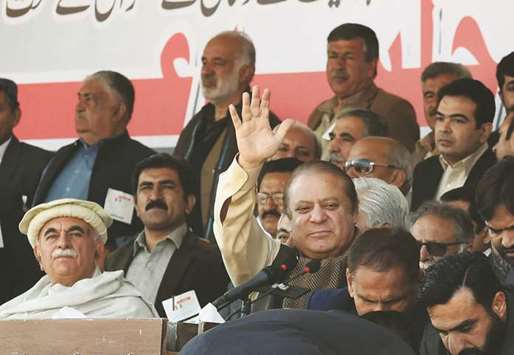 Sharif: set to address a public meeting in Sargodha in a couple of weeks u2018to test the level of votersu2019 discomfortu2019.