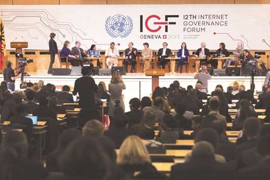 A panel discussion at the forum. Picture by Jean Marc Ferre.