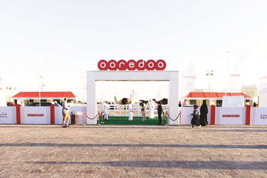 Katara visitors enjoyed various activities at the Ooredoo Village.