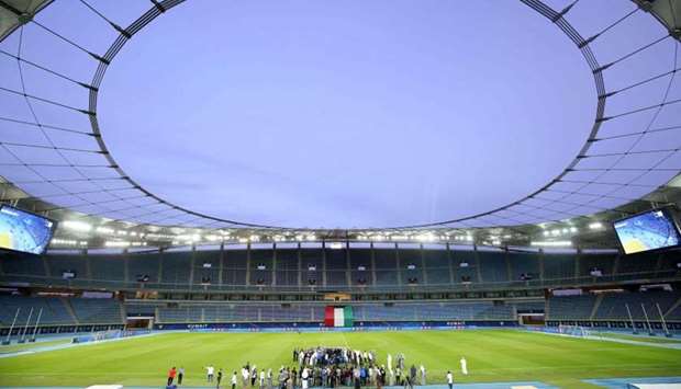 A general view of the Sheikh Jaber Al-Ahmad International Stadium in Kuwait City, one of the venues of the 23rd Gulf Cup. File photo taken on December 6, 2017. AFP