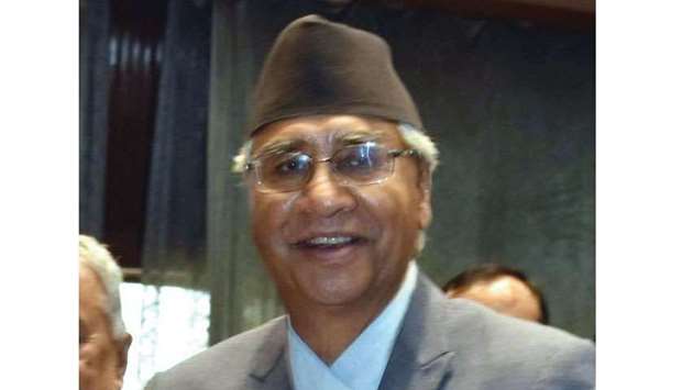 Nepalu2019s  Prime Minister Sher Bahadur Deuba