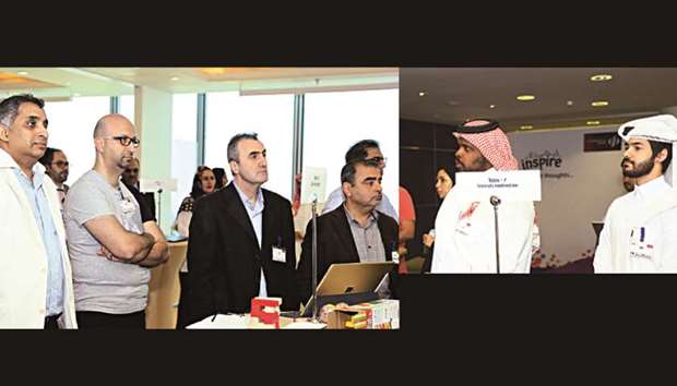 Commercial Bank officials at the event.