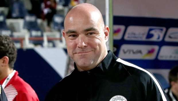 Qatar's Spanish coach Felix Sanchez