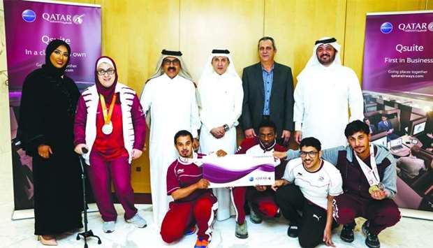 Qatar Airways awarded five Paralympians with special Gold membership