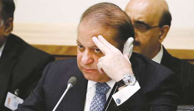 Sharif: his party leadership has adopted a wait-and-see approach.