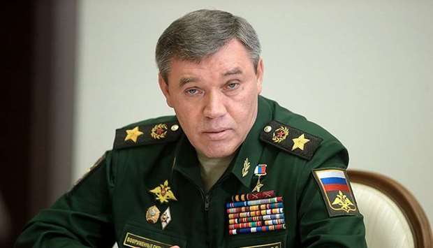 General Valery Gerasimov told Komsomolskaya Pravda newspaper that the United States was training up fighters who were former Islamic State militants