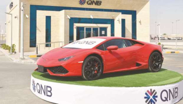 QNB will offer the new Lamborghini to the first place winner in the last round of the Founder Sheikh Jassim bin Mohamed bin Thaniu2019s Camel Festival for local pure Arabian camels race 2017-2018 season.