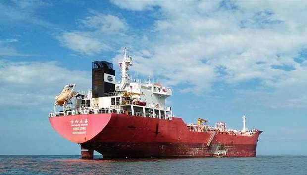 The Lighthouse Winmore, which was chartered by a Taiwanese company transferred part of its cargo of oil products to a North Korean vessel on October 19.