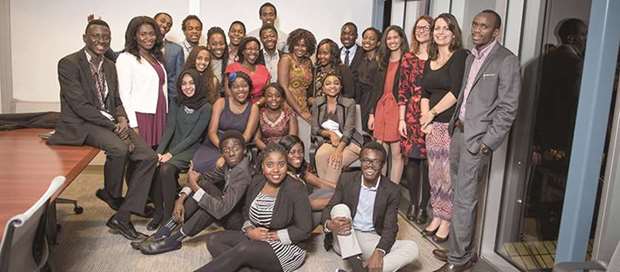 Mastercard Foundation scholars from Africa.